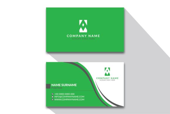 Abstract Double Sided Business Cards