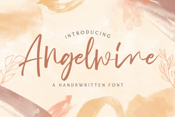 Angelwine: A Handwritten Script for Personalized Design