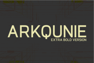 Arkqunie Extra Bold: A Versatile and Stylish Typeface for Every Project