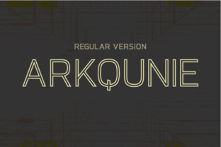 Arkqunie Outline Regular: A Versatile Typographic Solution for Modern Design