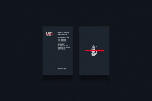 Business Cards Template - Anti Store: A Clean, Professional Solution