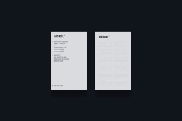 Business Cards Template - Archidot: A Simple, Professional Solution