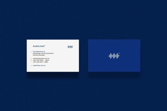Business Cards Template - Audiolinear