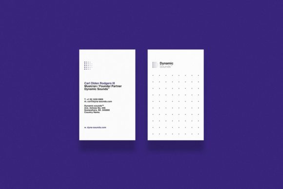 Business Cards Template Dynamic Sounds: A Professional and Versatile Tool for Modern Businesses