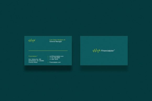 Business Cards Template Financial Plan