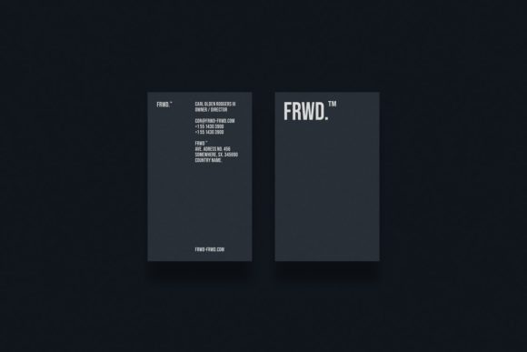 Business Cards Template FRWD