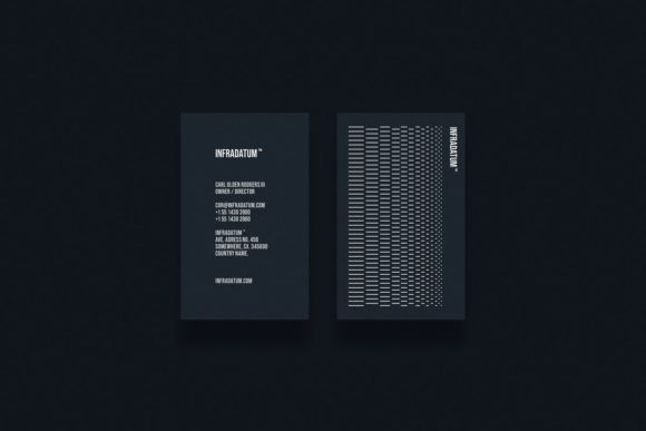 Business Cards Template Infradatum