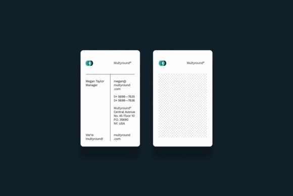 Business Cards Template Multyround