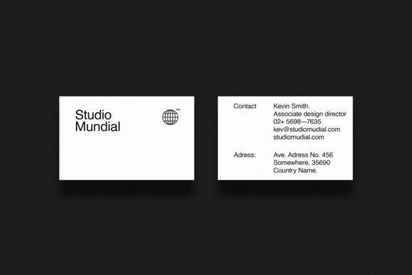 Business Cards Template Studio Mundial: A Modern Solution for Professional Branding