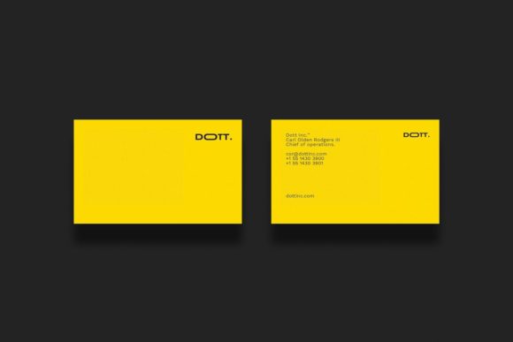 Dott. Business Cards Template: A Simple, Professional Solution for Modern Professionals