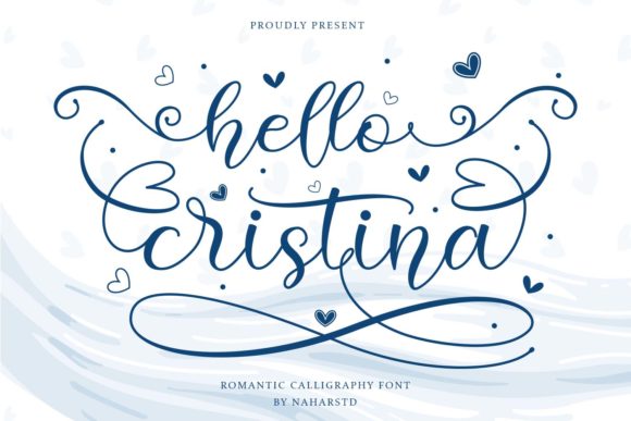 Hello Cristina: A Versatile Calligraphy Font for Creative Workflows