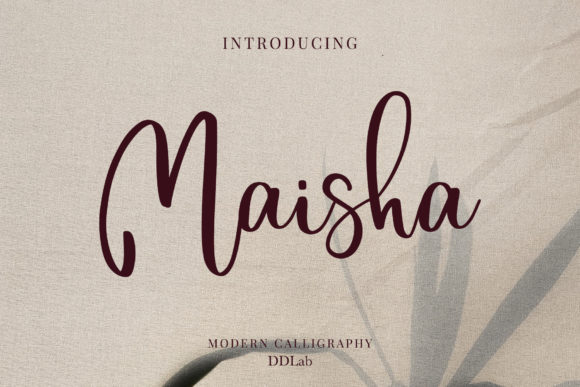 Maisha: A Stylish Modern Calligraphy Font