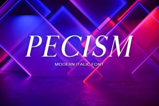Pecism: A Modern Serif Font with Timeless Appeal
