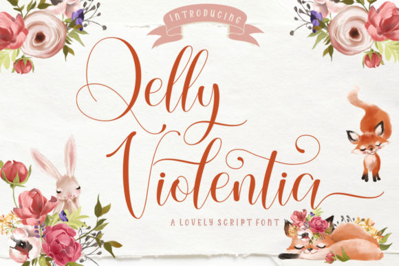Qelly Violentia Font: A Modern Script for Feminine and Trendy Designs